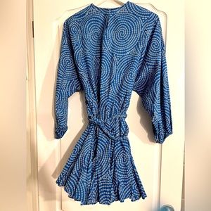 RHODE crew neck Mini Tent Dress